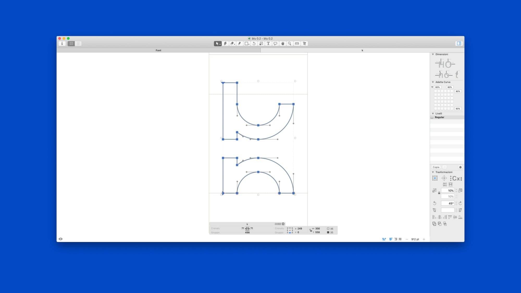 Font blu00004