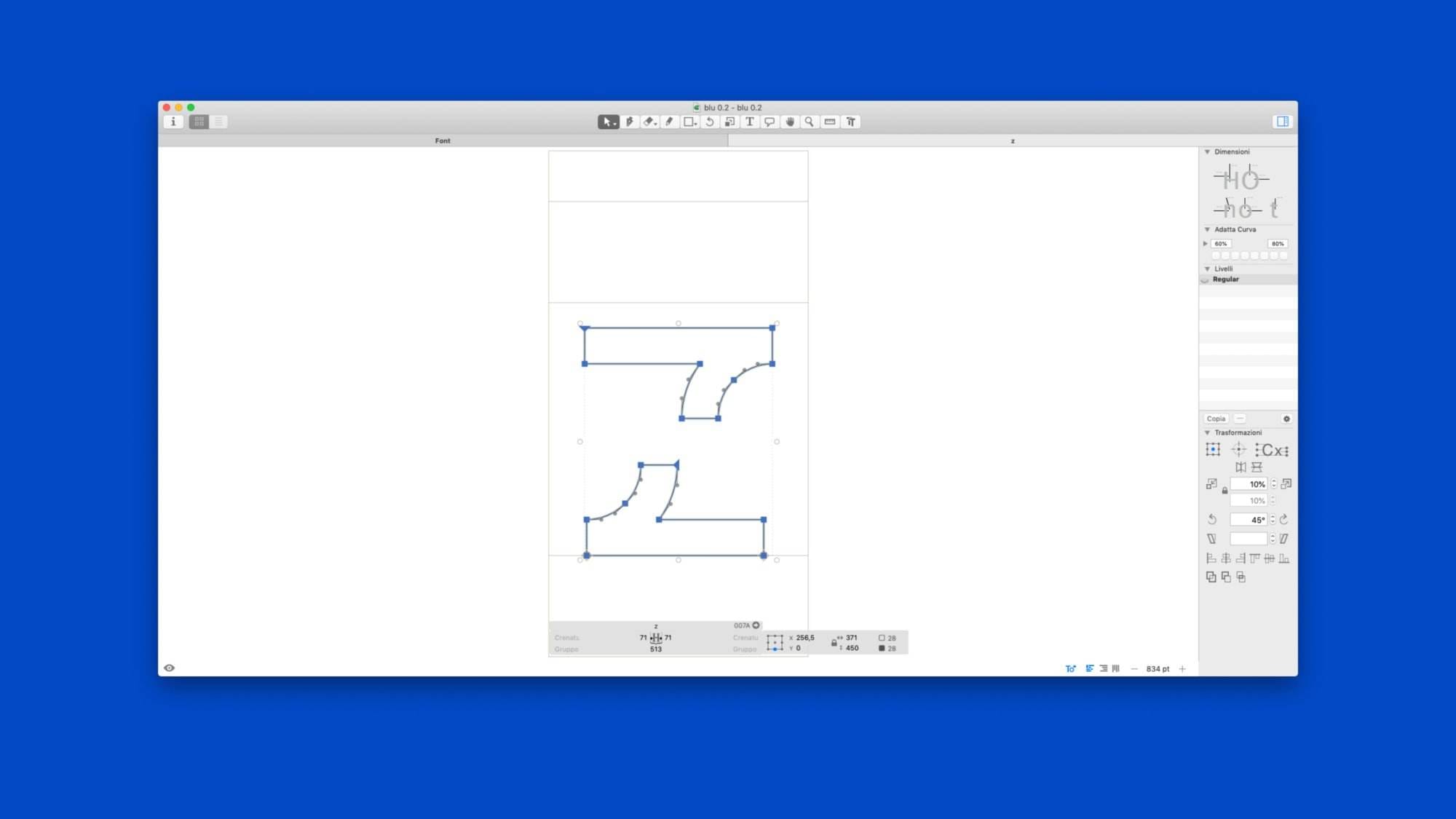 Font blu00009